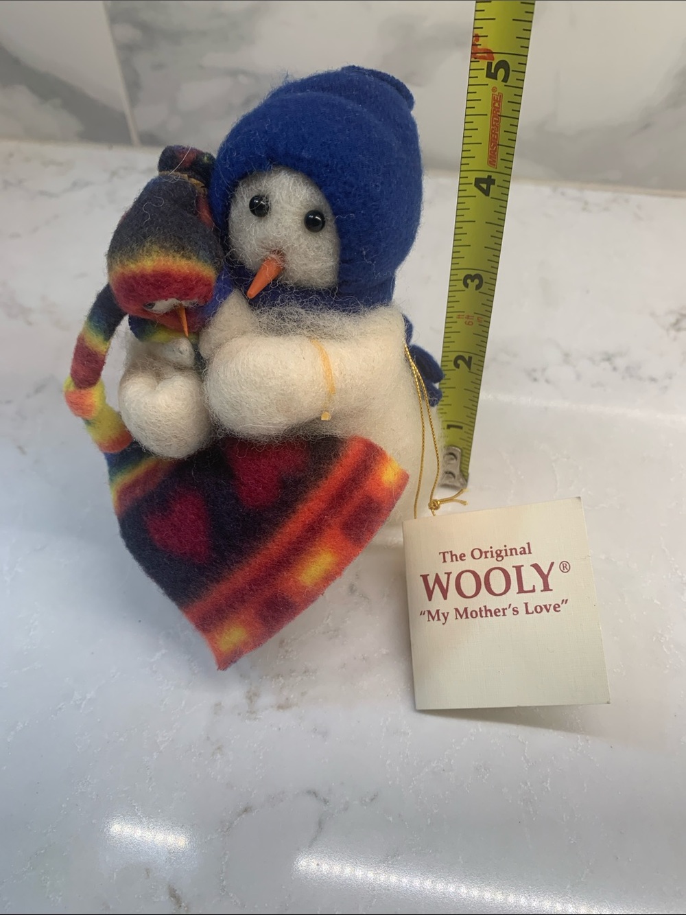 RARE NEW Vintage Corbin’s Corner Original Wooly My Mothers Love ⛄️ Snowman - Picture 6 of 6
